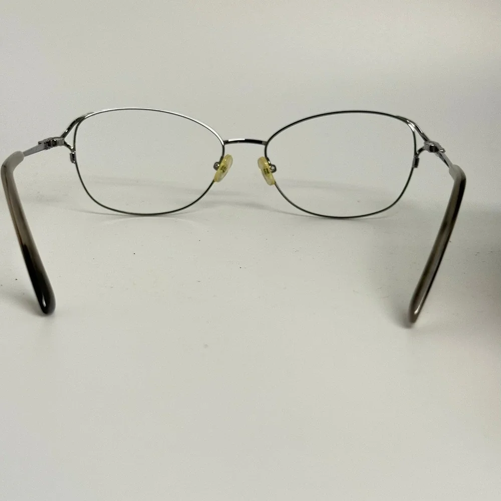 Tres Jolie by Marchon 187 434 Gunmetal Eyeglasses Frames 57-17-140 Rhinestone